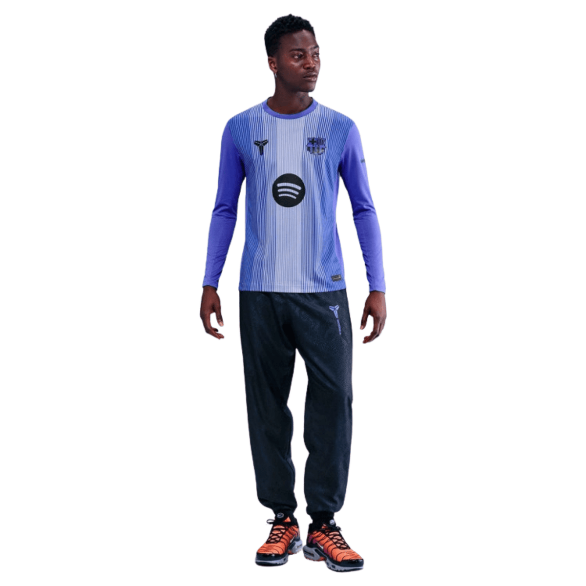 Nike Men's FC Barcelona x Kobe Bryant Goalkeeper Jersey 26/27 (Persian Violet/Black) | SoccerWearhouse