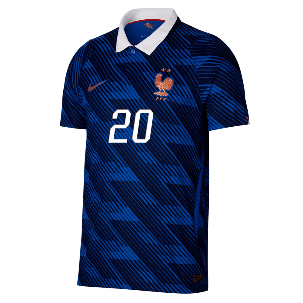 Nike Mens France Désiré Doué Match Authentic Home Jersey 2026 (Game Ro