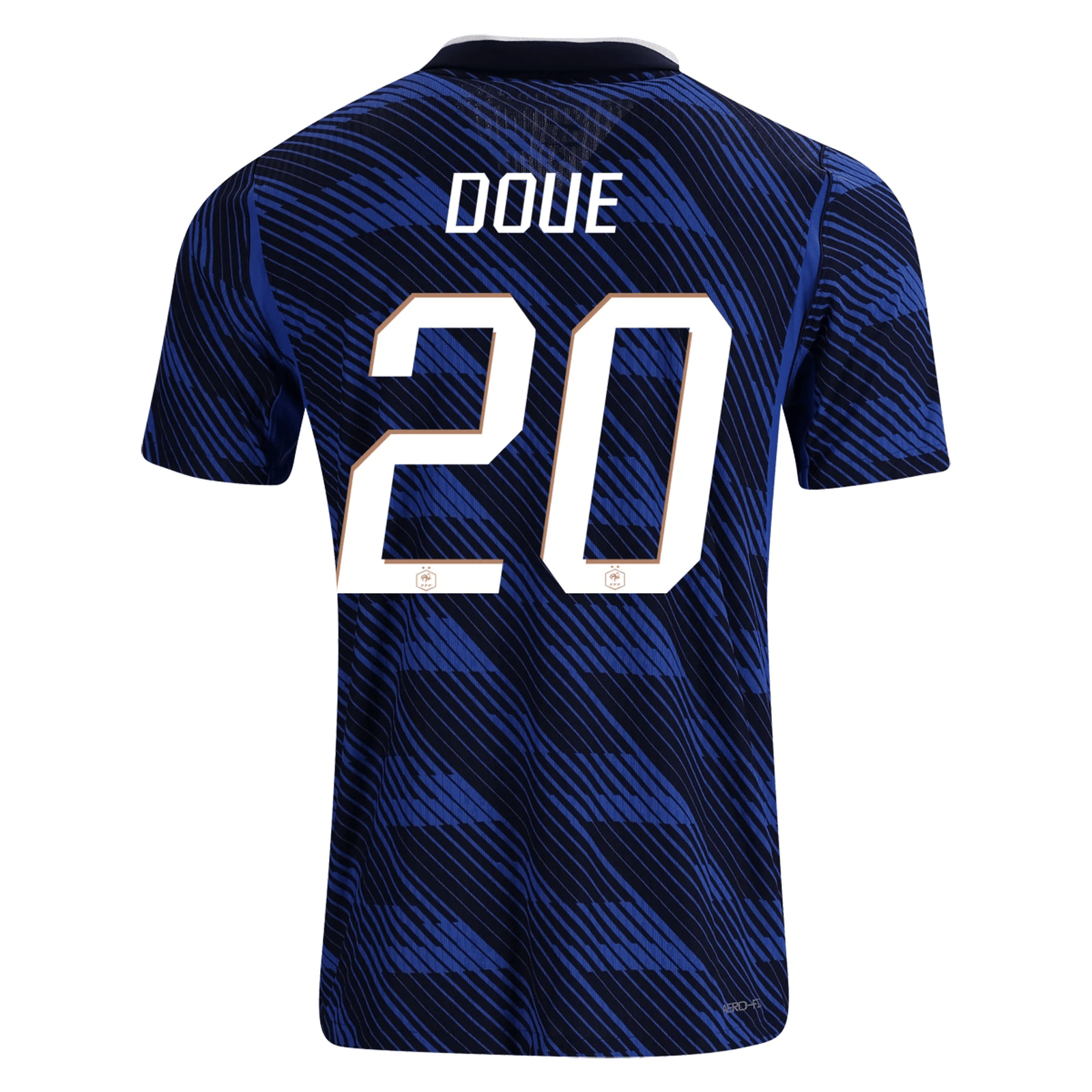 Nike Mens France Désiré Doué Match Authentic Home Jersey 2026 (Game Royal/Metallic Gold) | SoccerWearhouse