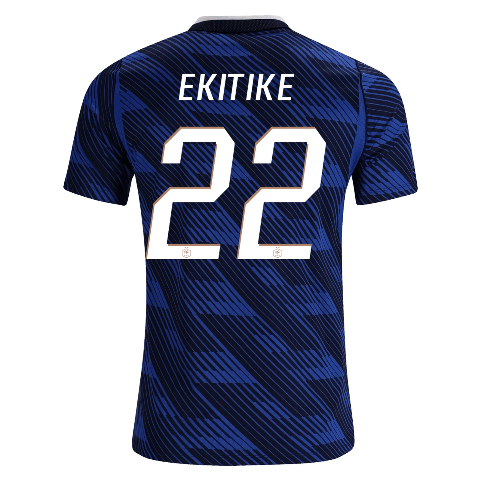 Nike Men's France Hugo Ekitike Home Stadium Jersey 2026 (Game Royal/Metallic Copper) | SoccerWearhouse