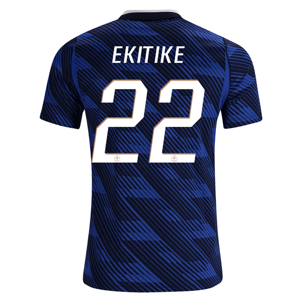 Nike Men's France Hugo Ekitike Home Stadium Jersey 2026 (Game Royal/Me