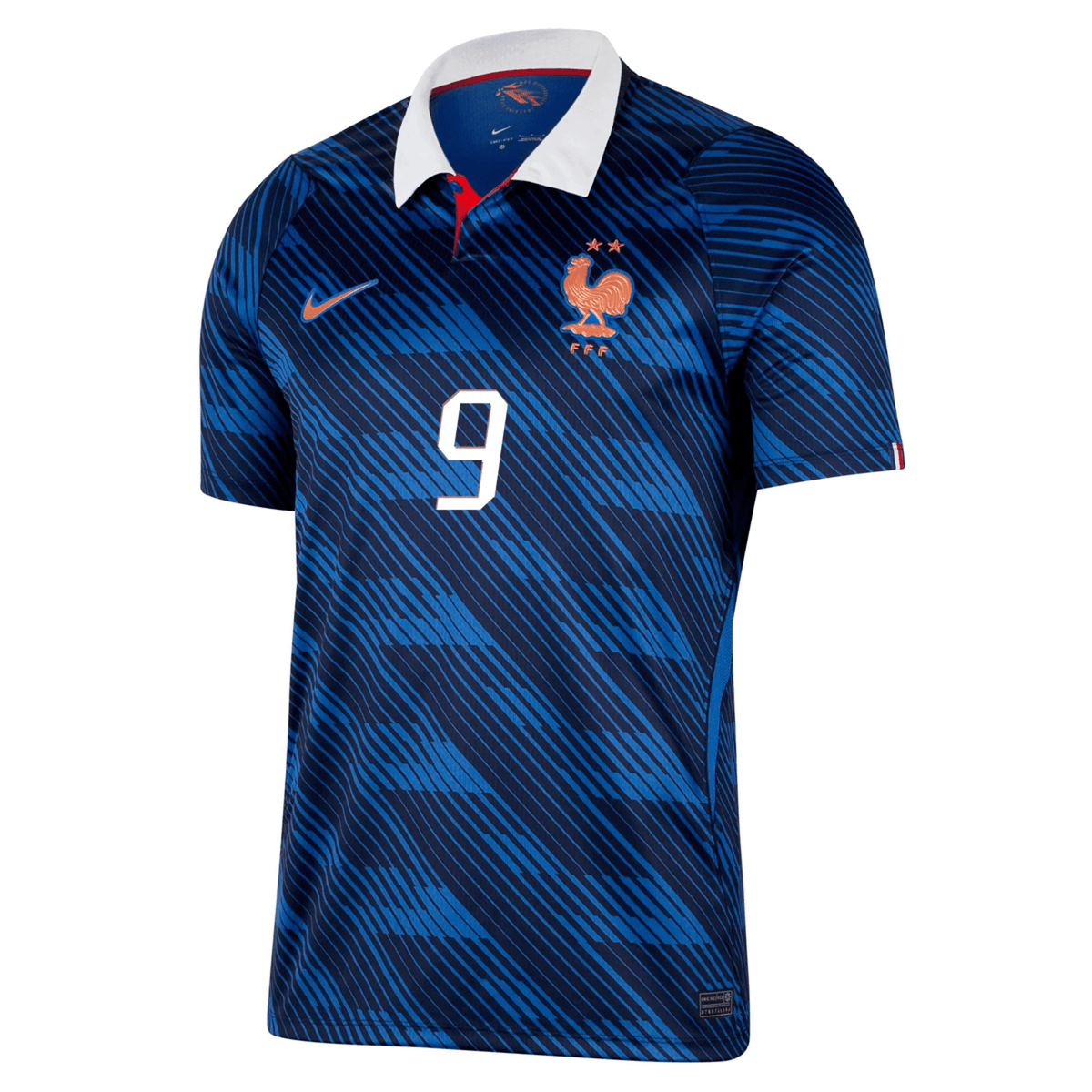 Nike Men's France Marcus Thuram Home Stadium Jersey 2026 (Game Royal/Metallic Copper) | SoccerWearhouse