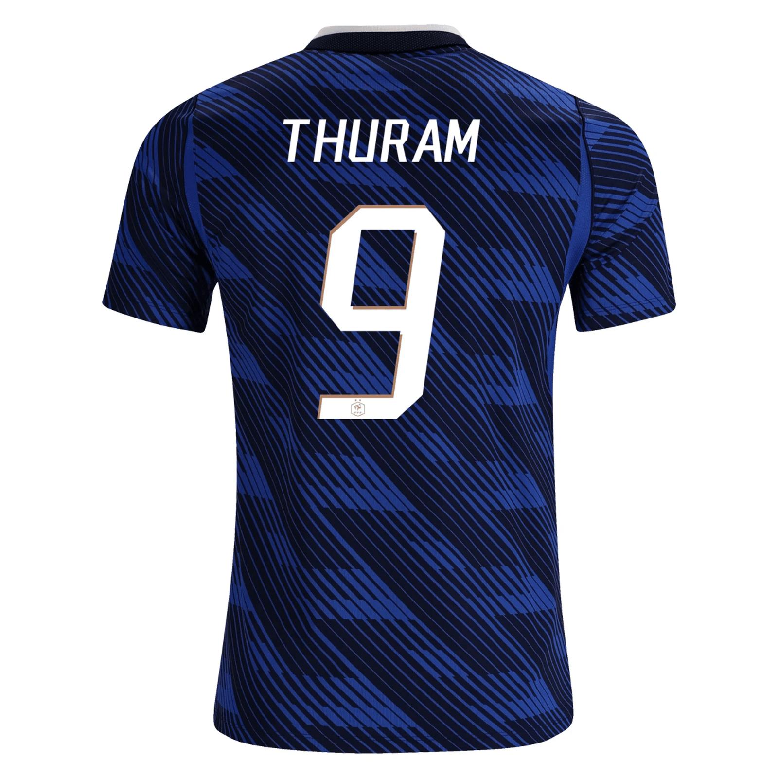 Nike Men's France Marcus Thuram Home Stadium Jersey 2026 (Game Royal/Metallic Copper) | SoccerWearhouse
