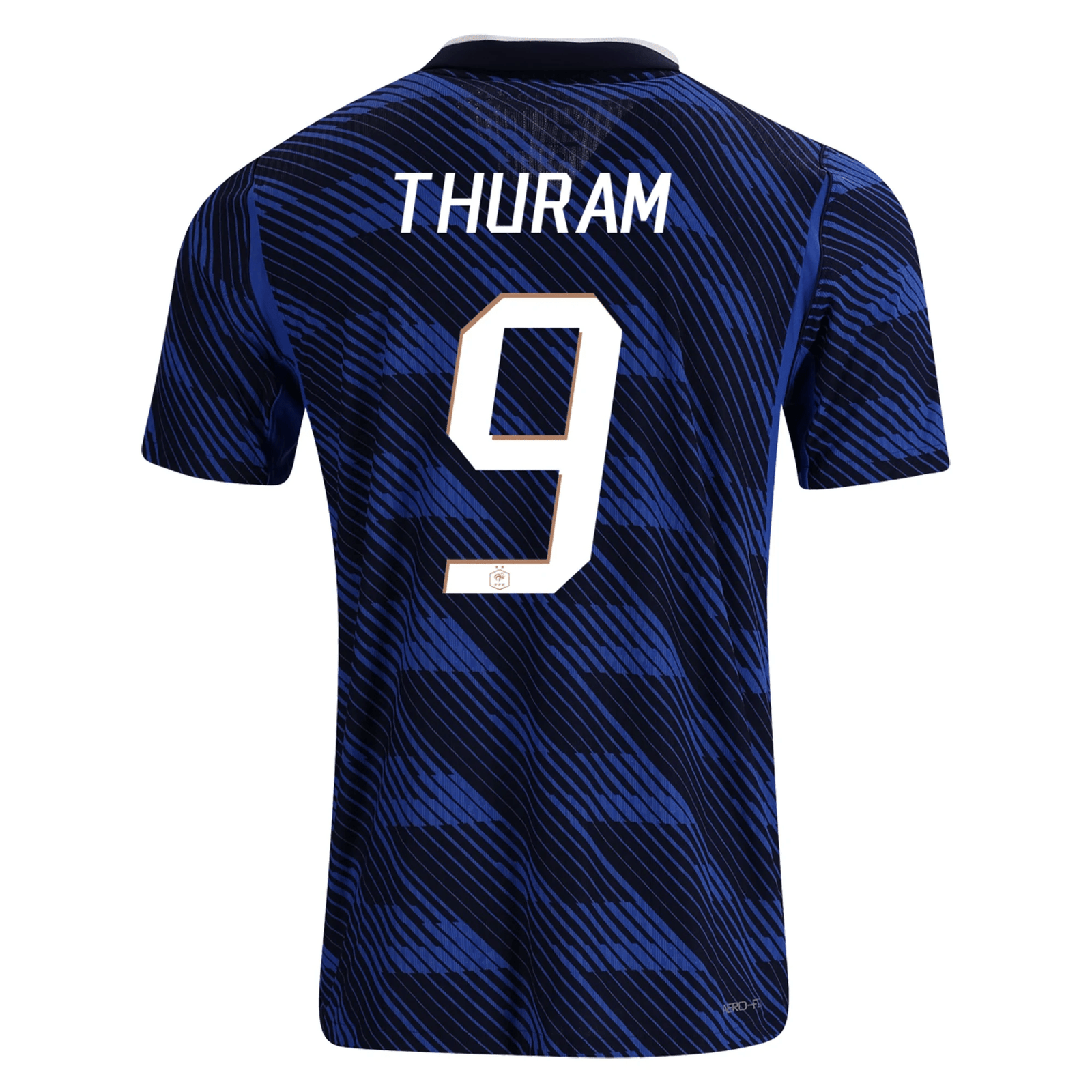 Nike Mens France Marcus Thuram Match Authentic Home Jersey 2026 (Game Royal/Metallic Gold) | SoccerWearhouse