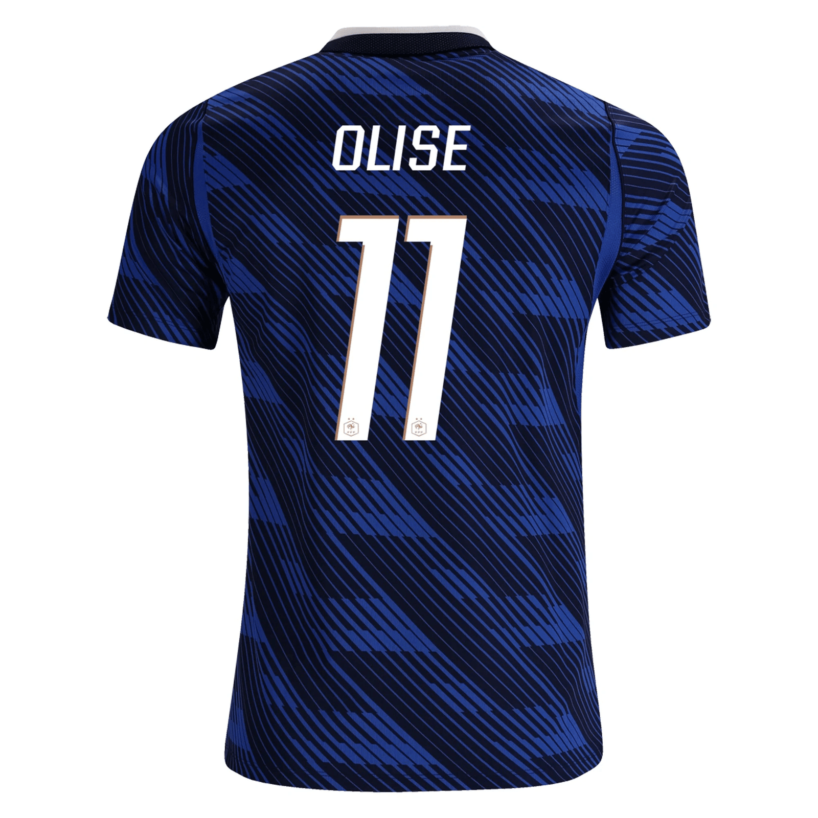 Nike Men's France Michael Olise Home Stadium Jersey 2026 (Game Royal/Metallic Copper) | SoccerWearhouse
