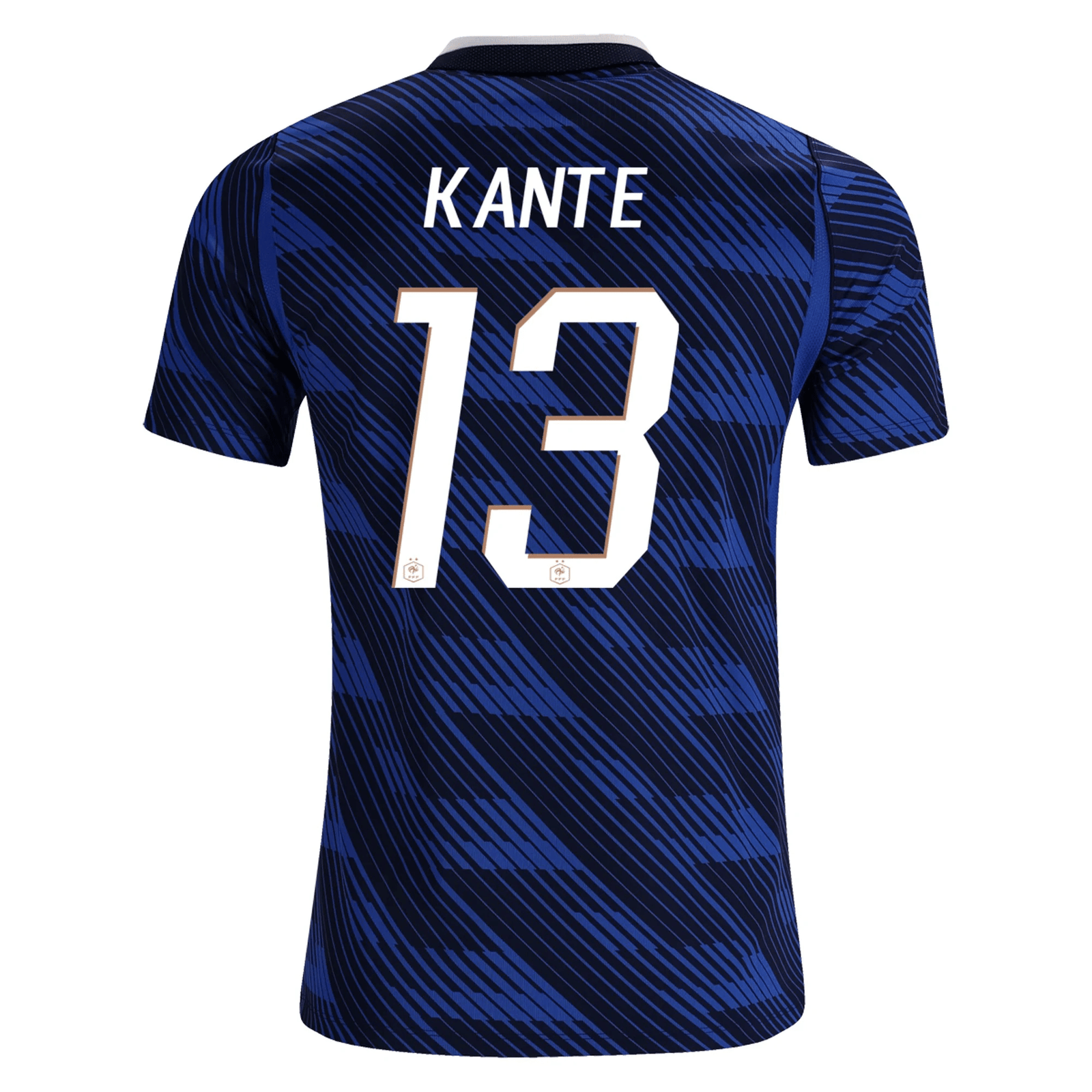 Nike Men's France N'Golo Kanté Home Stadium Jersey 2026 (Game Royal/Metallic Copper) | SoccerWearhouse