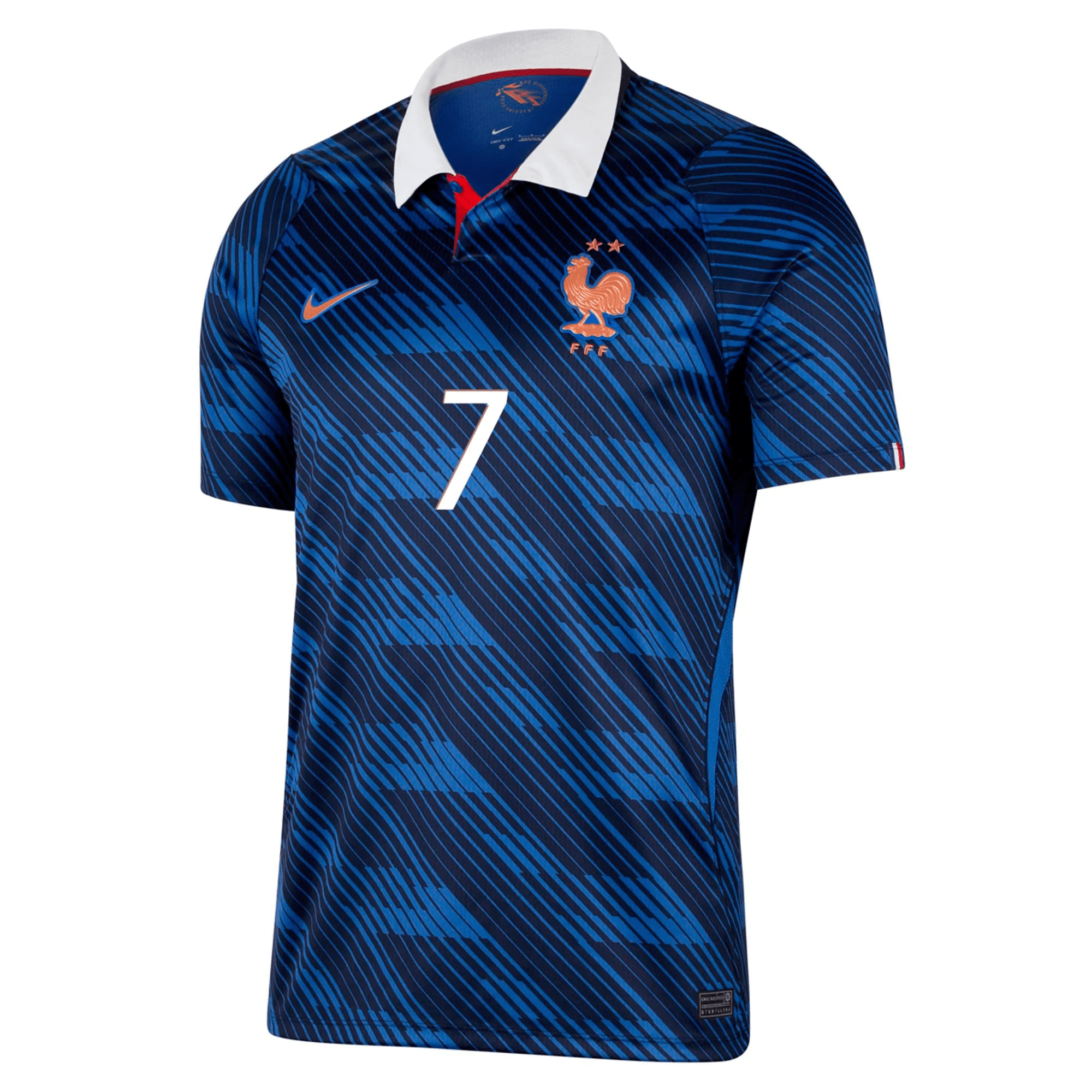 Nike Men's France Ousmane Dembele Home Stadium Jersey 2026 (Game Royal