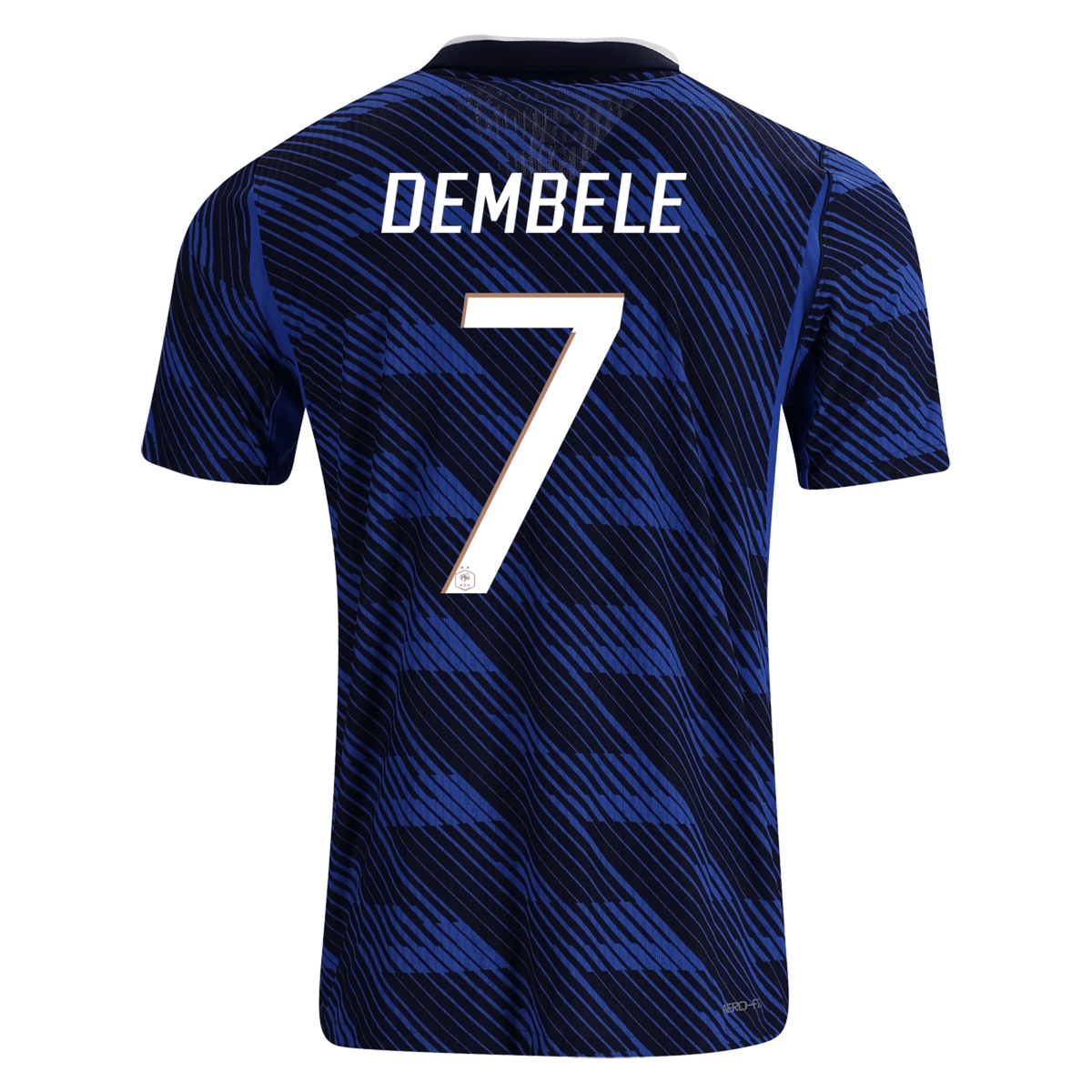 Nike Mens France Ousmane Dembélé Match Authentic Home Jersey 2026 (Game Royal/Metallic Gold) | SoccerWearhouse