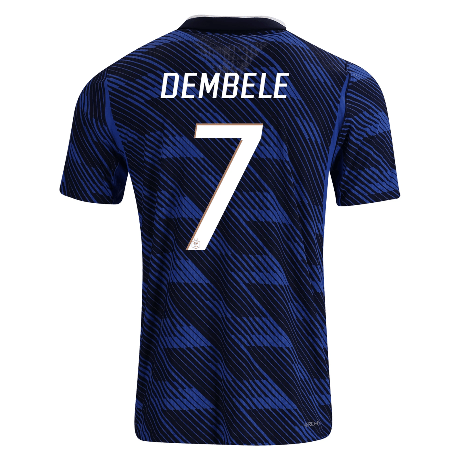Nike Mens France Ousmane Dembélé Match Authentic Home Jersey 2026 (Game Royal/Metallic Gold) | SoccerWearhouse