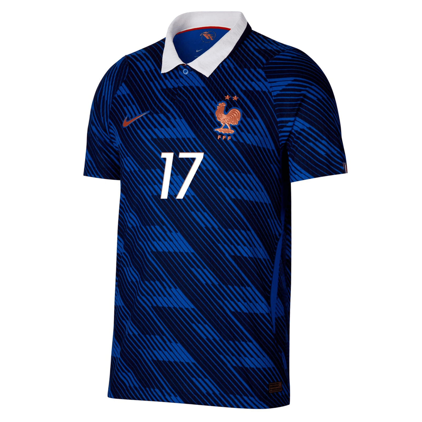 Nike Mens France William Saliba Match Authentic Home Jersey 2026 (Game Royal/Metallic Gold) | SoccerWearhouse