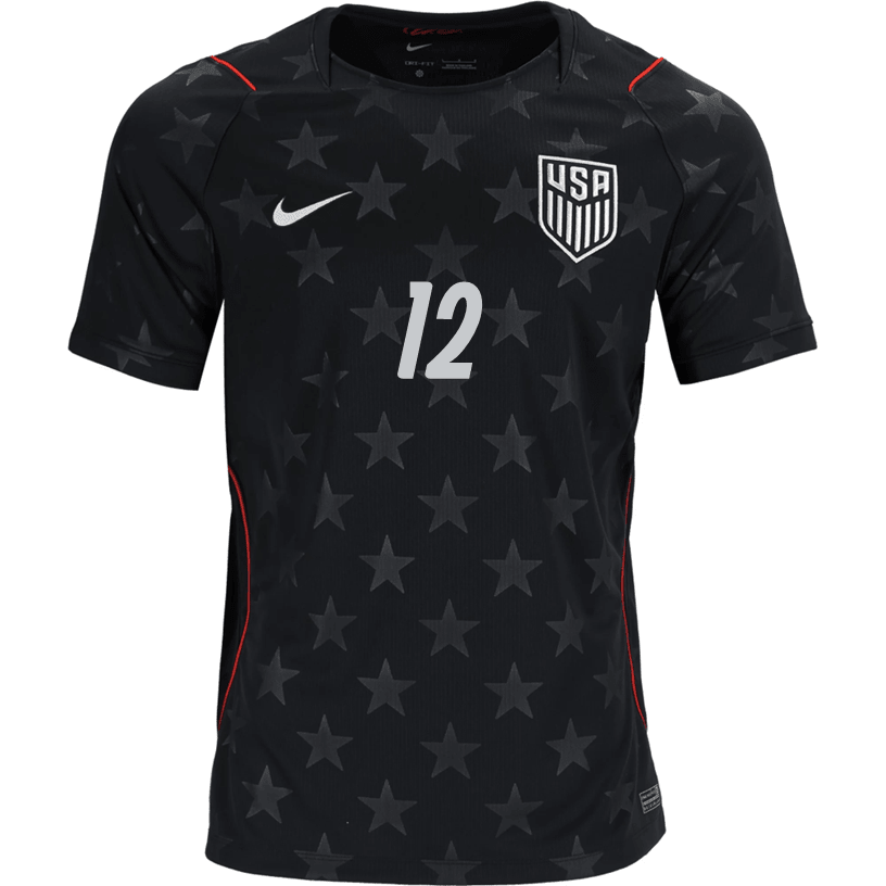 Nike Mens United States Miles Robinson Away Stadium Jersey 2026 (Dark