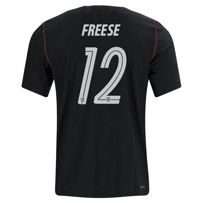 Nike Mens Freese United States Away Stadium Jersey 2026 (Dark Obsidian/Pure Platinum) | SoccerWearhouse