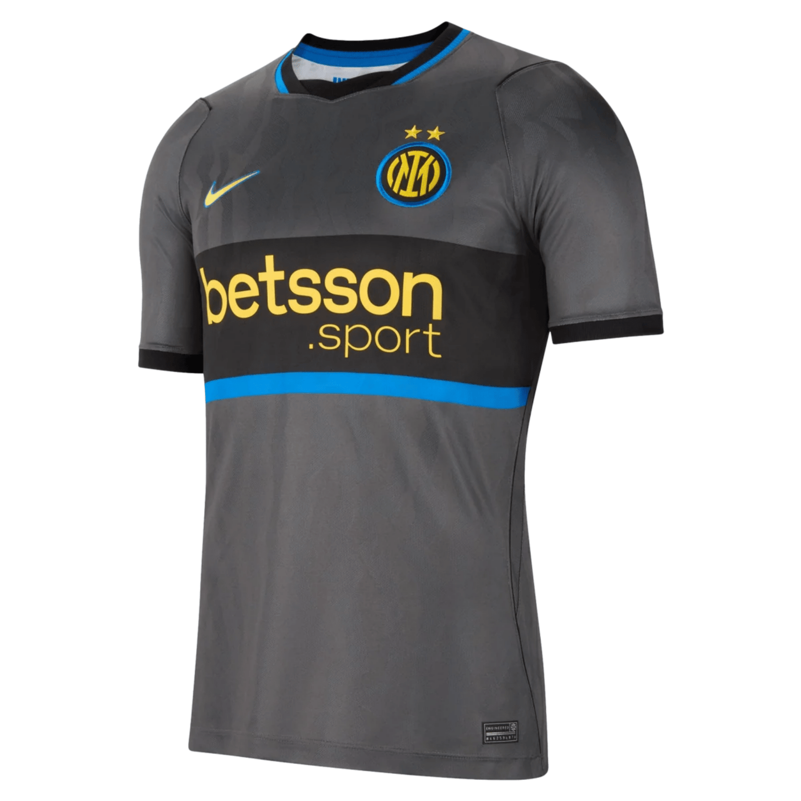 Nike Mens Inter Milan Third Jersey 26/27 (Grey/Black) | SoccerWearhouse