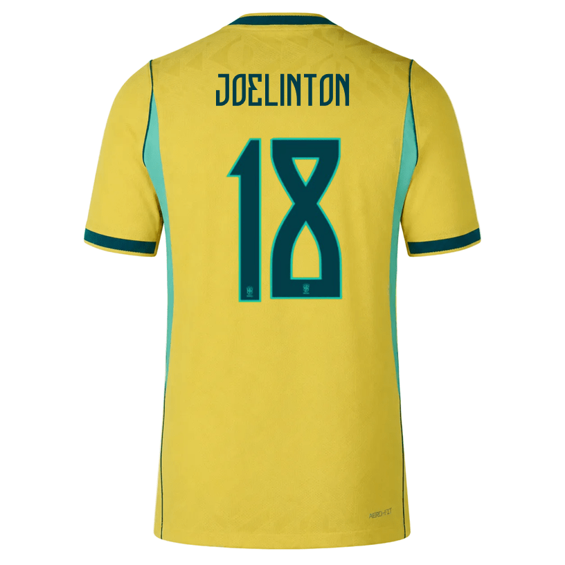 Nike Men's Joelinto Match Authentic Home Jersey 2026 (Yellow/Teal) | SoccerWearhouse
