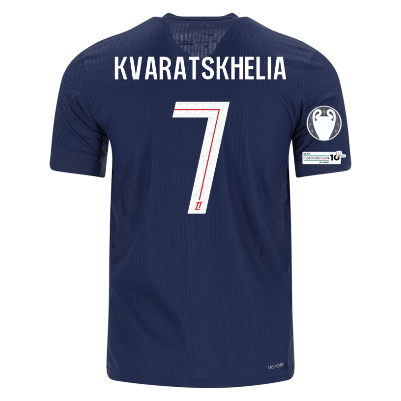 Nike Men's Kvaratskhelia Paris Saint-Germain Authentic Home Jersey 25/