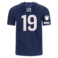 Nike Men's Lee Paris Saint-Germain Authentic Home Jersey 25/26 w/ Champions League Patches (Navy)