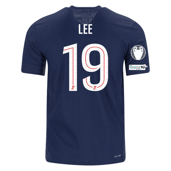 Nike Men's Lee Paris Saint-Germain Authentic Home Jersey 25/26 w/ Cham