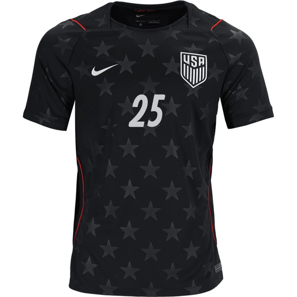 Nike Mens United States Brady Away Stadium Jersey 2026 (Dark Obsidian/