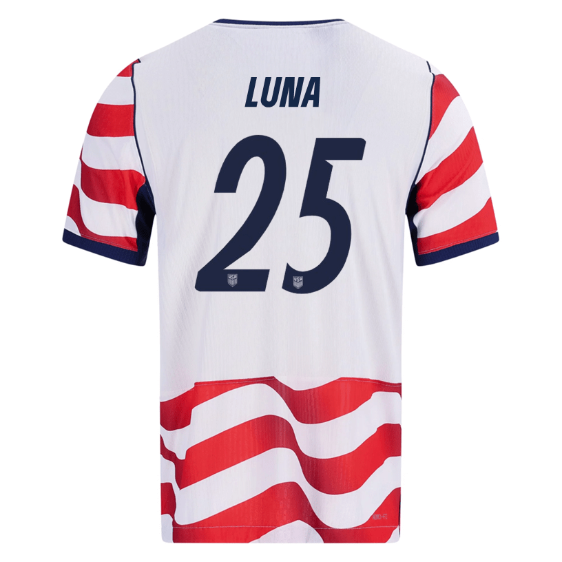 Nike Mens Luna United States Match Authentic Home Jersey 2026 (Sail/Midnight Navy) | SoccerWearhouse