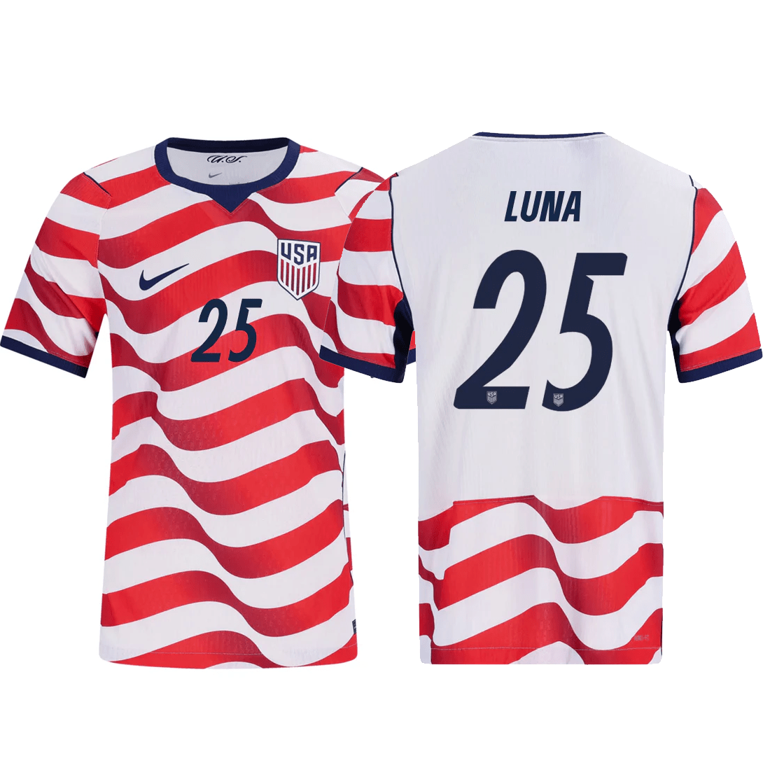 Nike Mens Luna United States Match Authentic Home Jersey 2026 (Sail/Midnight Navy) | SoccerWearhouse