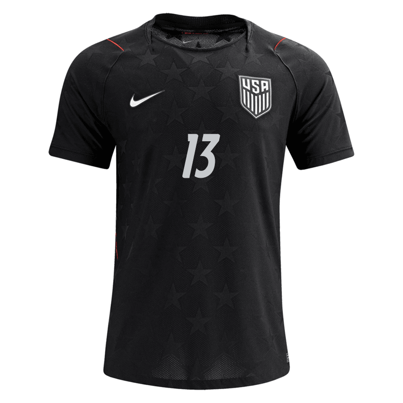 Nike Men's United States Tim Ream Match Authentic Away Jersey 2026 (Dark Obsidian/Pure Platinum)