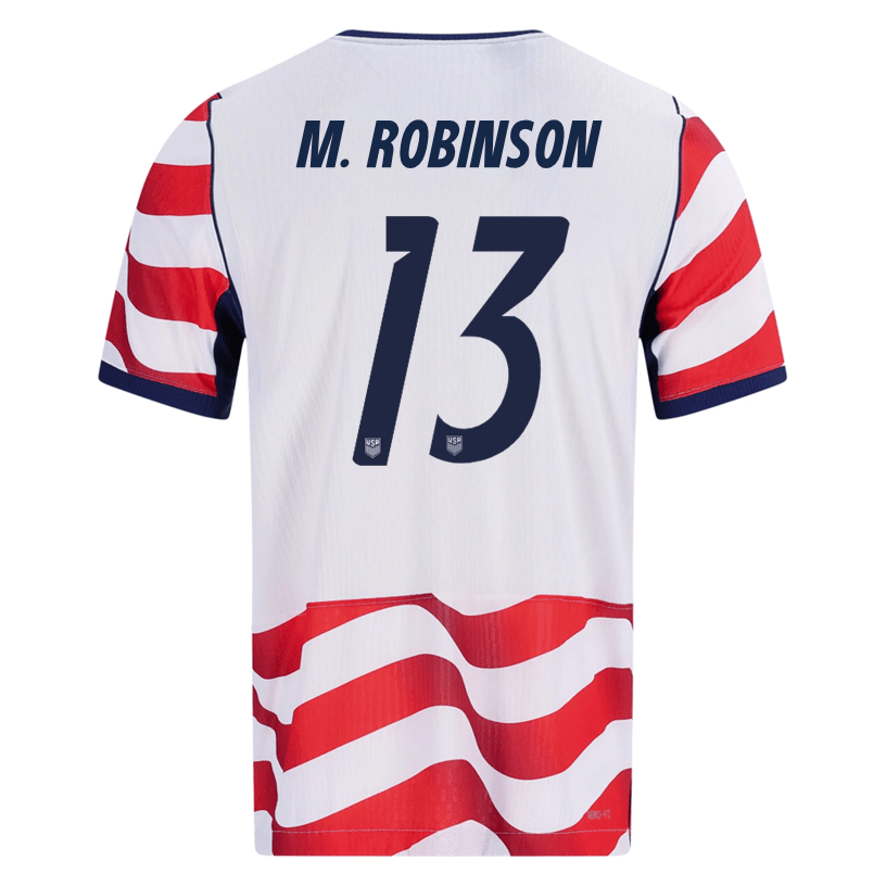 Nike Mens M. Robinson United States Match Authentic Home Jersey 2026 (Sail/Midnight Navy) | SoccerWearhouse