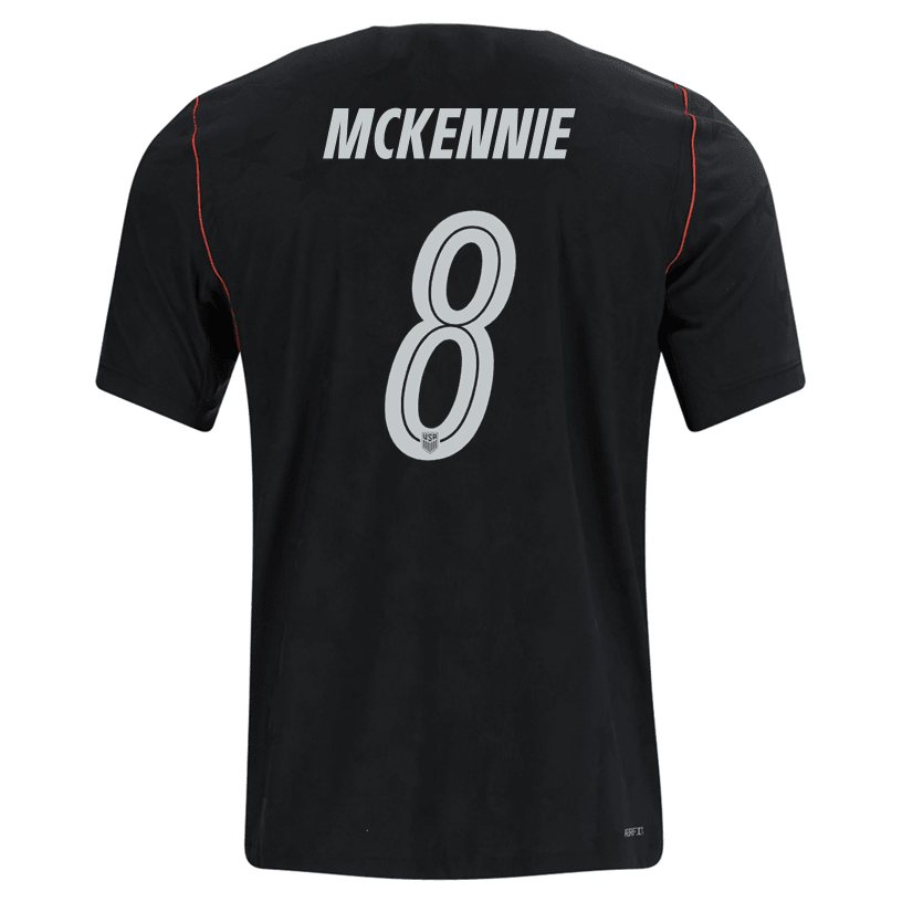 Nike Mens Mckennie United States Away Stadium Jersey 2026 (Dark Obsidian/Pure Platinum) | SoccerWearhouse