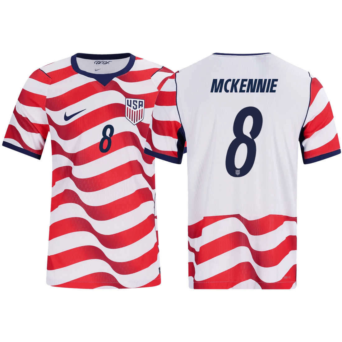 Nike Mens Mckennie United States Match Authentic Home Jersey 2026 (Sail/Midnight Navy) | SoccerWearhouse