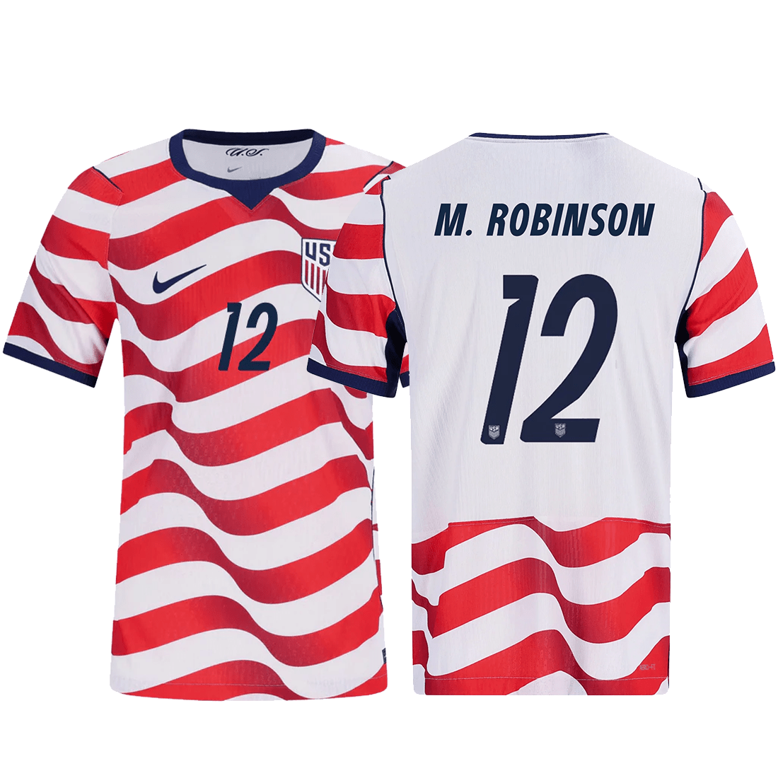 Nike Mens Miles Robinson United States Match Authentic Home Jersey 2026 (Sail/Midnight Navy) | SoccerWearhouse