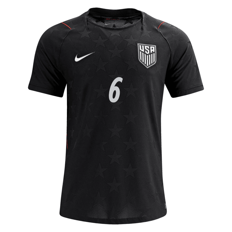 Nike Men's Musah United States Match Authentic Away Jersey 2026 (Dark Obsidian/Pure Platinum) | SoccerWearhouse