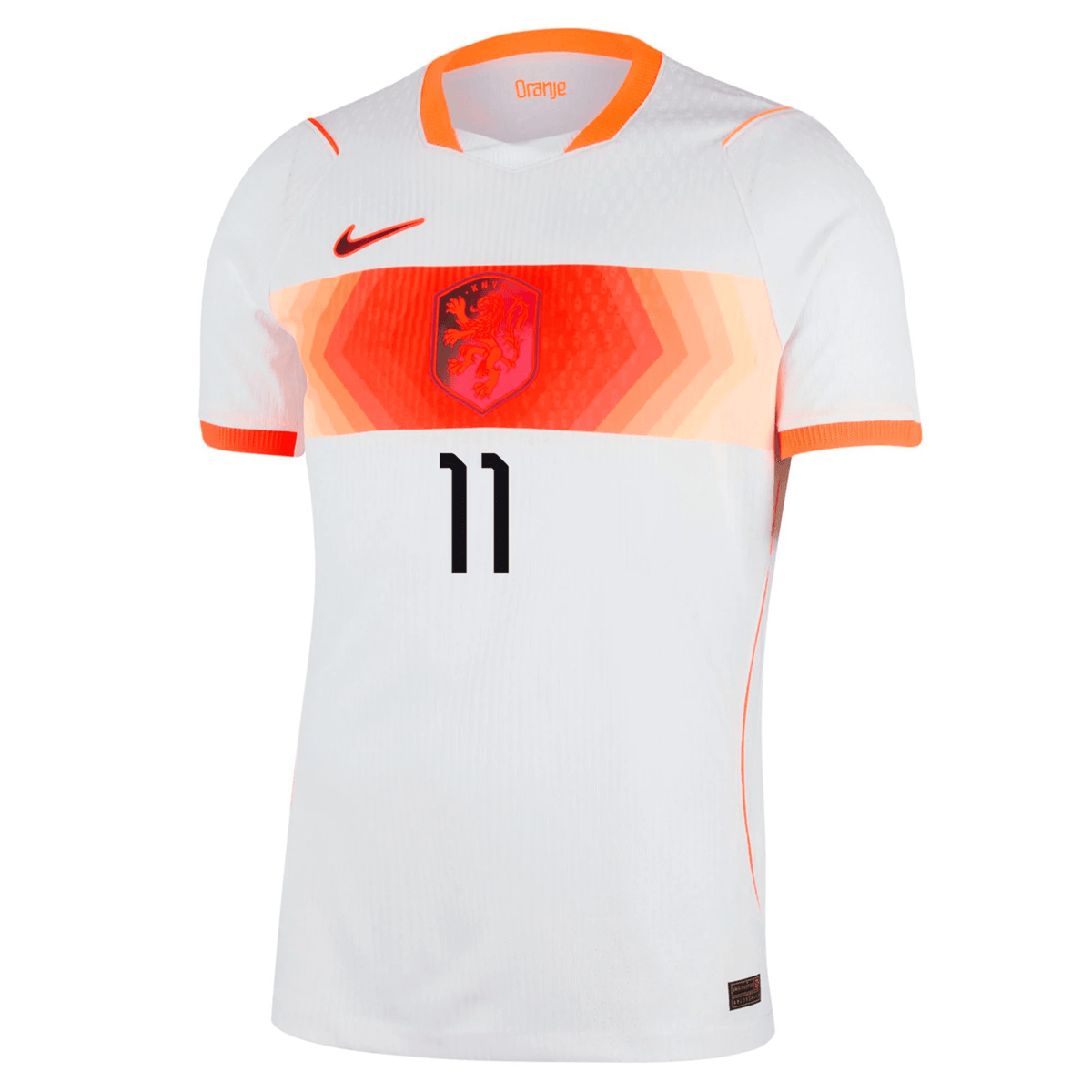 Nike Mens Netherlands Cody Gakpo Match Authentic Away Jersey 2026 (White/Hyper Crimson) | SoccerWearhouse