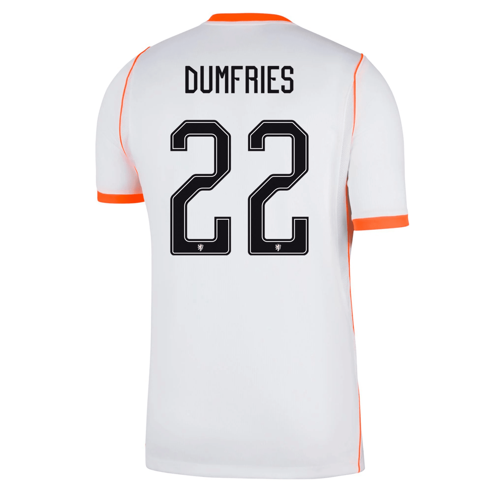 Nike Mens Netherlands Denzel Dumfries Away Jersey 2026 (White/Hyper Crimson) | SoccerWearhouse