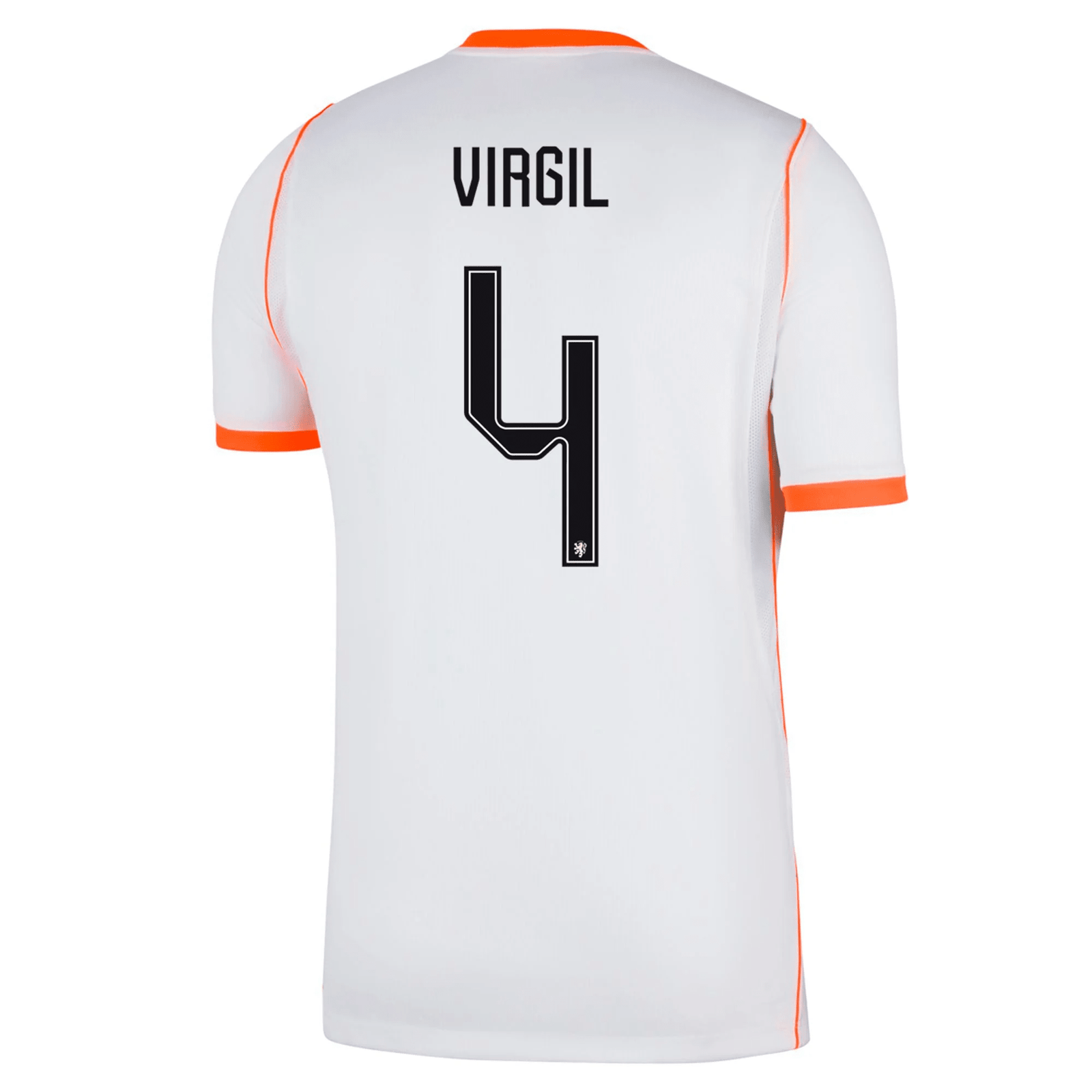 Nike Mens Netherlands Virgil Van Dijk Away Jersey 2026 (White/Hyper Crimson) | SoccerWearhouse