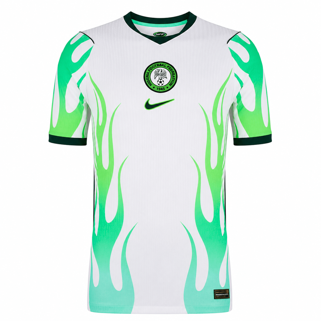 Nike Mens Nigeria Match Authentic Away Jersey 2026 (White/Green)
