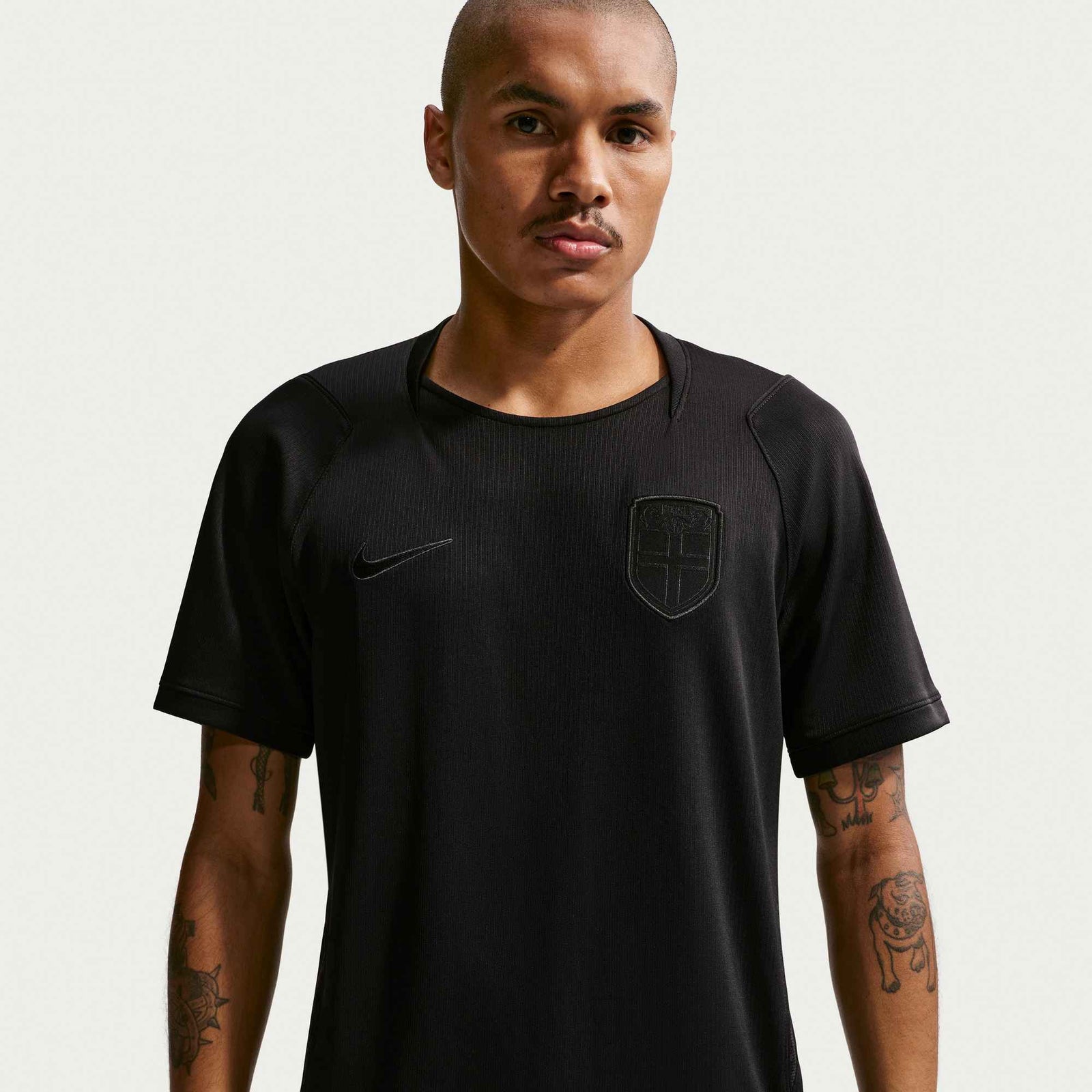 Nike Men's Norway 2026 Away Stadium Jersey (Black/Black) | SoccerWearhouse