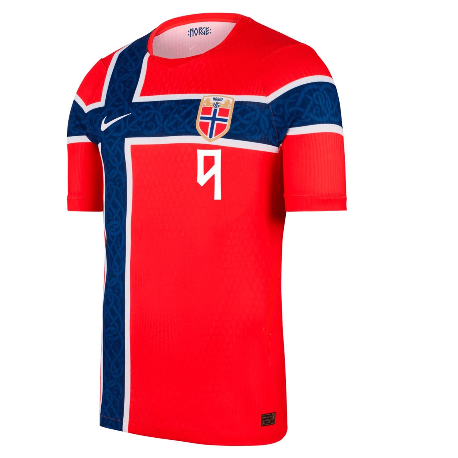 Nike Mens Norway Erling Haaland Match Authentic Home Jersey 2026 (Chile Red/White) | SoccerWearhouse
