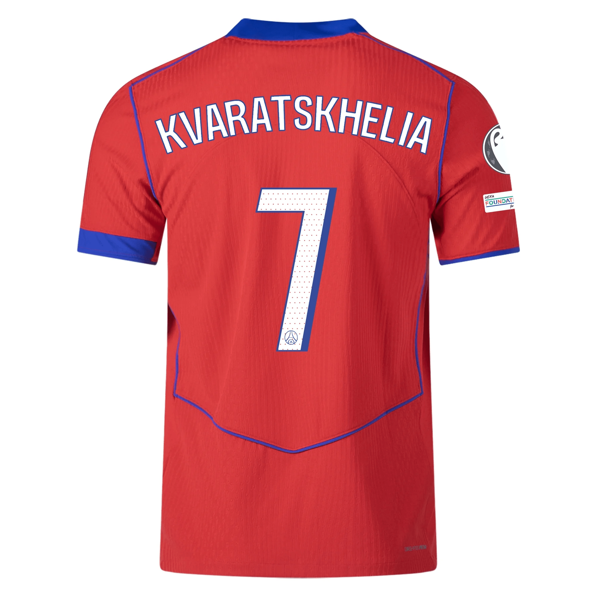 ssss出品Nike Paris Saint-Germain レッドシャツ Nike Men's Paris Saint-Germain Authentic Khvicha Kvaratskhelia Third J