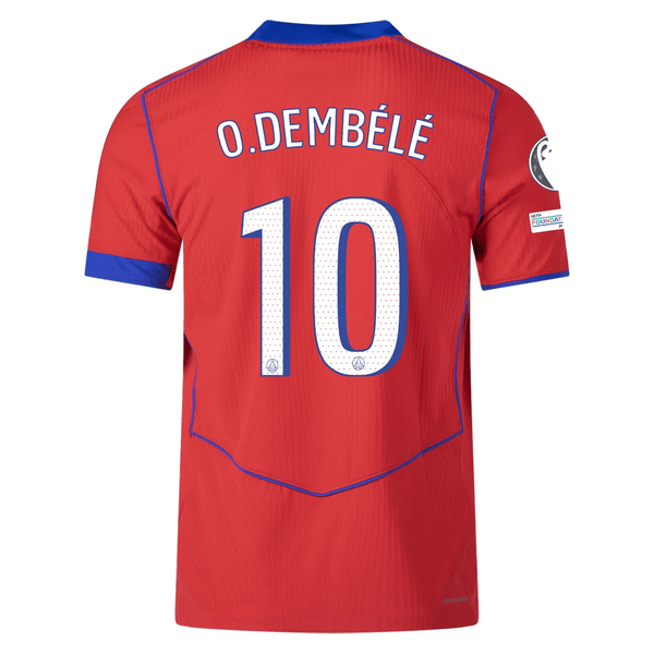 【正規品】PSG 24/25 3rd デンベレ Nike Men's Paris Saint-Germain Authentic Ousmane Dembélé Third Jersey