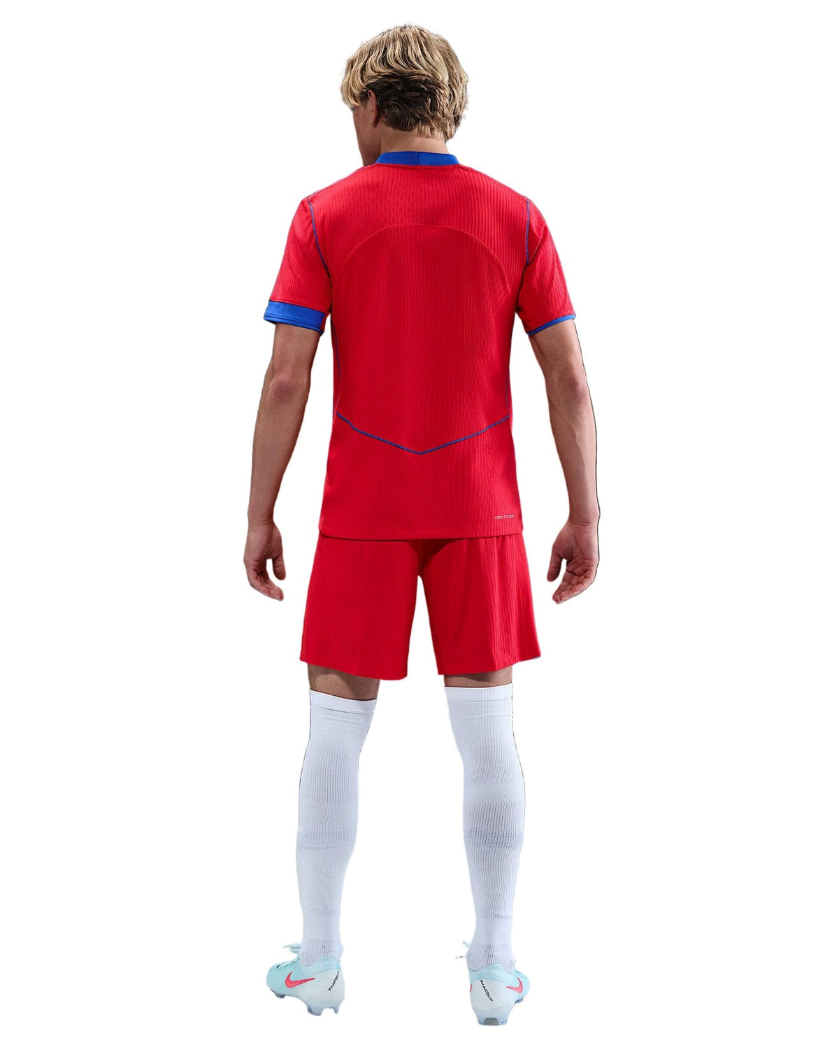 Nike Men's Paris Saint - Germain Authentic Vitinha Third Jersey w/ Champions League Patches 25/26 (Sport Red/Hyper Royal) | SoccerWearhouse