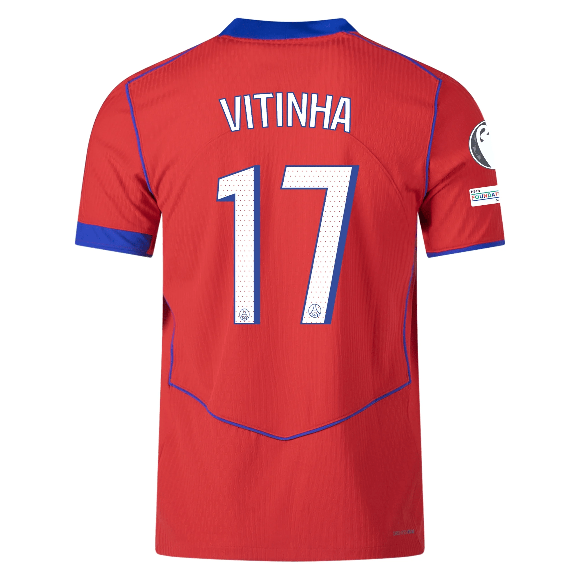 Nike Men's Paris Saint-Germain Authentic Vitinha Third Jersey w/ Champ