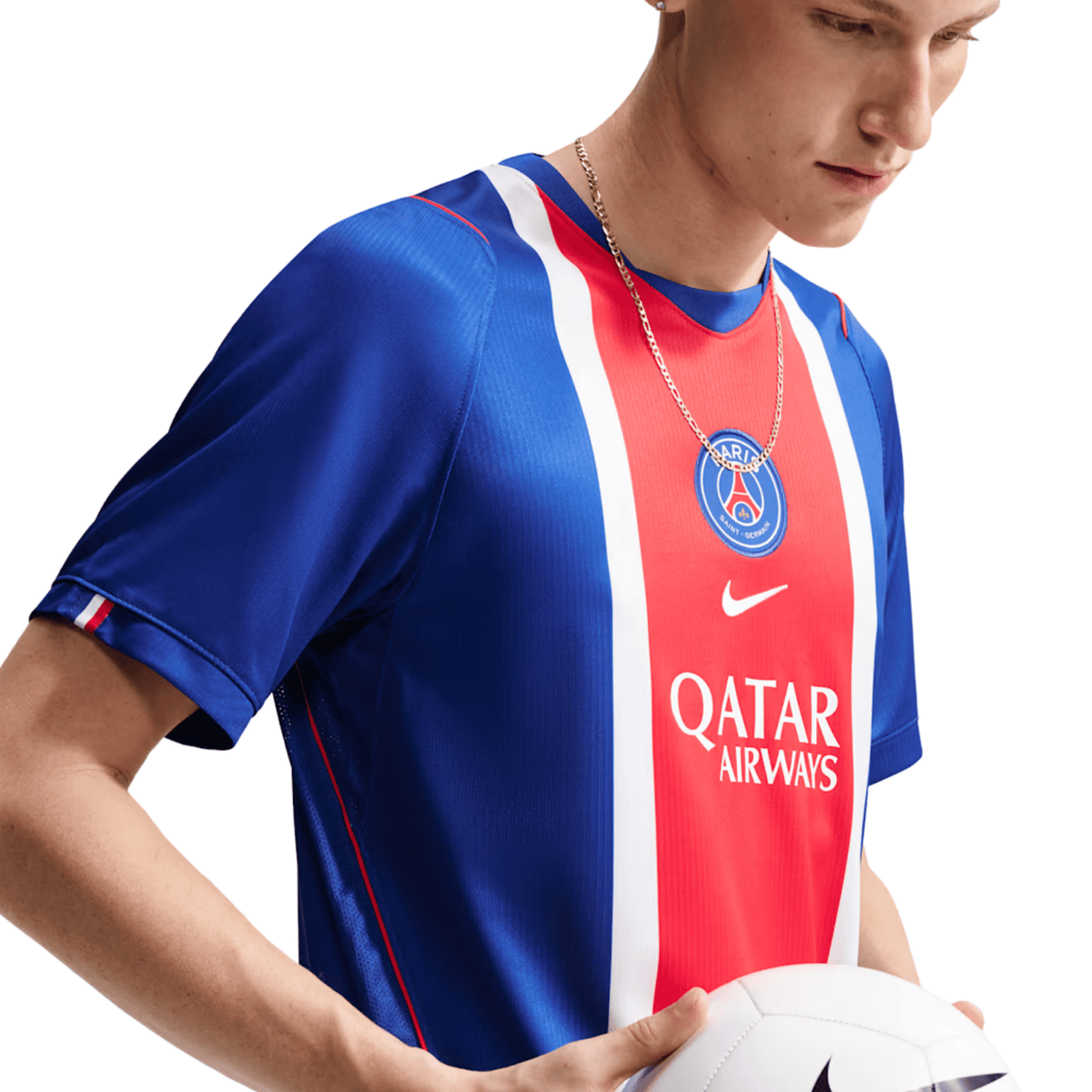 Nike Mens Paris Saint-Germain Home Jersey 26/27 (Blue/White/Red) | SoccerWearhouse