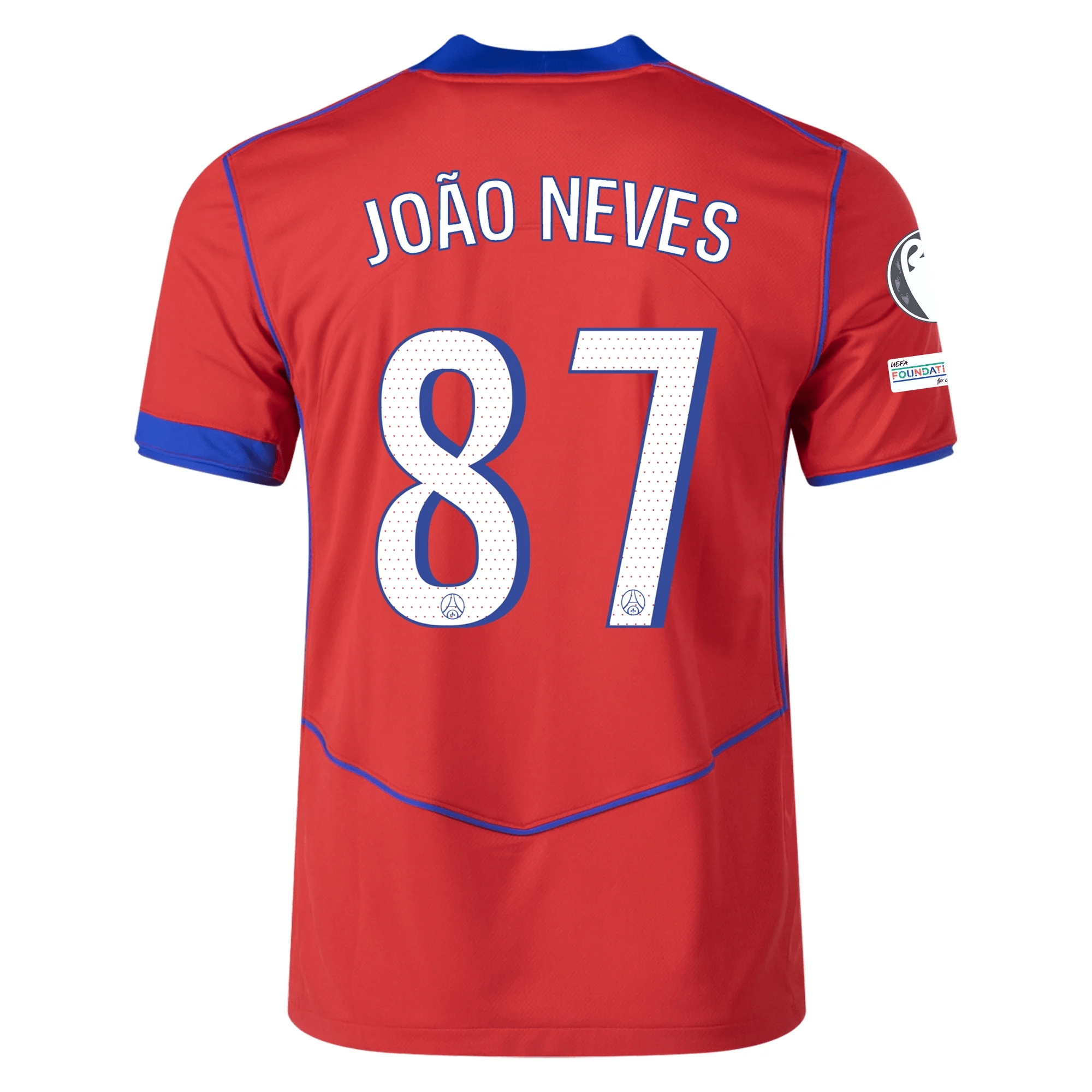 Nike Men's Paris Saint-Germain João Neves T90 Third Jersey w/ Champion
