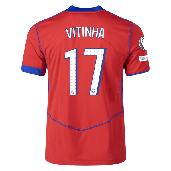 Nike Men's Paris Saint-Germain Vitinha T90 Third Jersey w/ Champions L