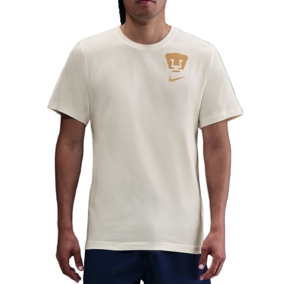 Nike Men's Pumas Crest Logo T-Shirt (Sail Off White) | SoccerWearhouse