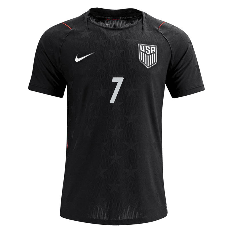 Nike Men's Reyna United States Match Authentic Away Jersey 2026 (Dark Obsidian/Pure Platinum) | SoccerWearhouse