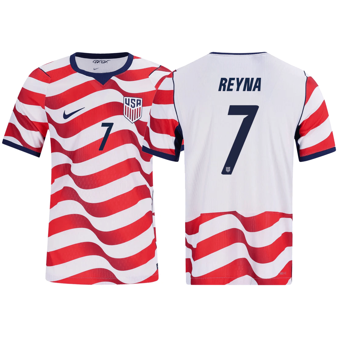 Nike Mens Reyna United States Match Authentic Home Jersey 2026 (Sail/Midnight Navy) | SoccerWearhouse