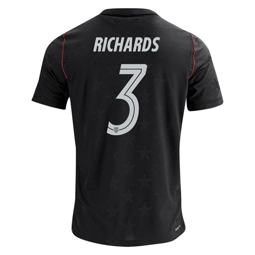 Nike Men's Richards United States Match Authentic Away Jersey 2026 (Dark Obsidian/Pure Platinum) | SoccerWearhouse