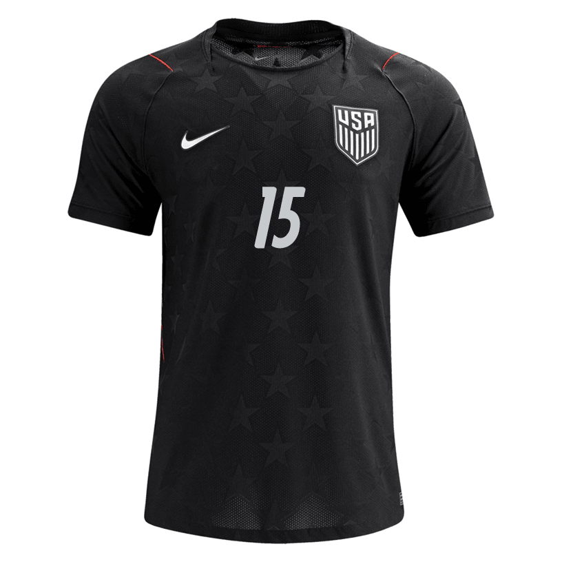 Nike Men's United States Cristian Roldan Match Authentic Away Jersey 2026 (Dark Obsidian/Pure Platinum)