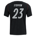 Nike Mens Steffen United States Away Stadium Jersey 2026 (Dark Obsidian/Pure Platinum)