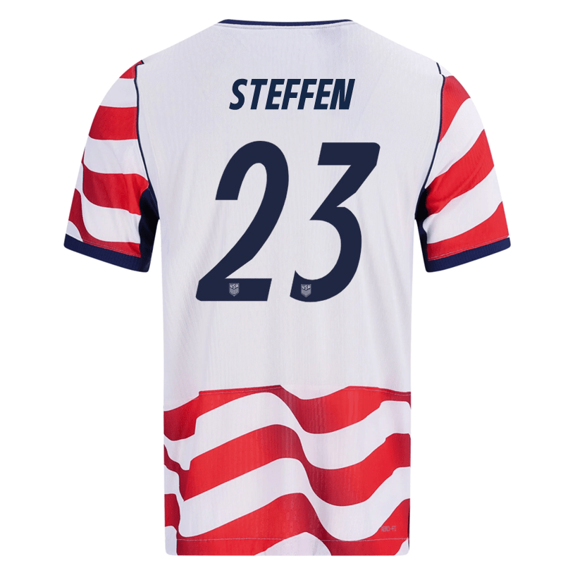 Nike Mens Steffen United States Match Authentic Home Jersey 2026 (Sail/Midnight Navy) | SoccerWearhouse